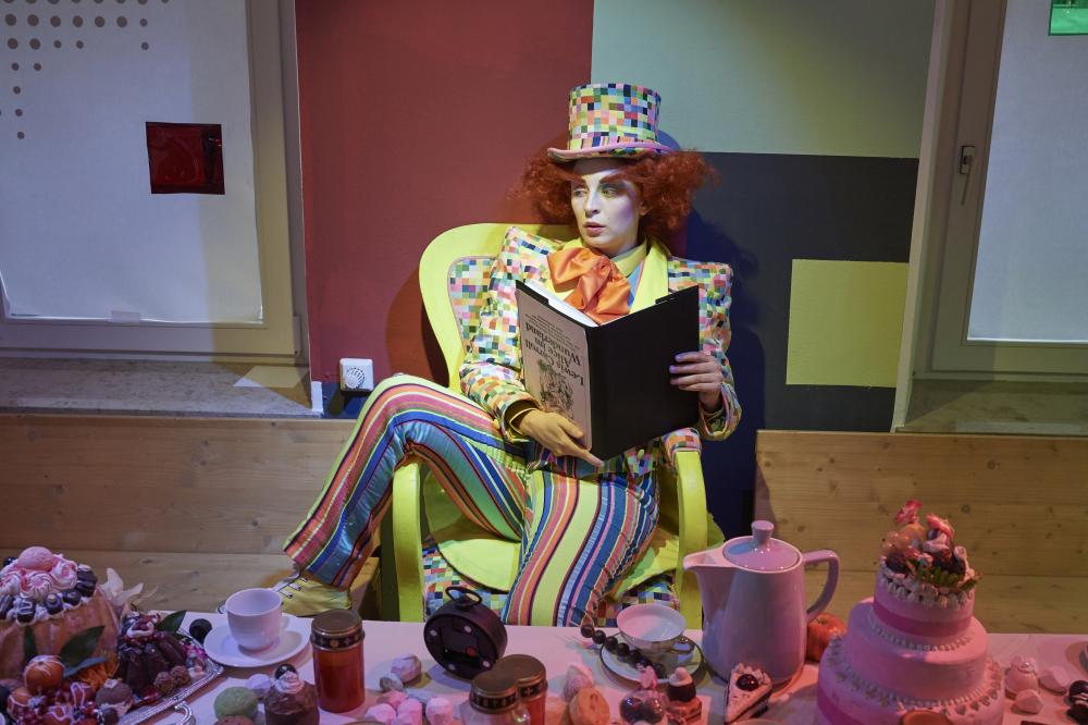 Johanna Kunze im ehemaligen Frauenzimmer